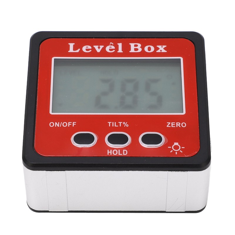 Digital Level Box Accurate Magnetic Portable Size Protractor Inclinometer for