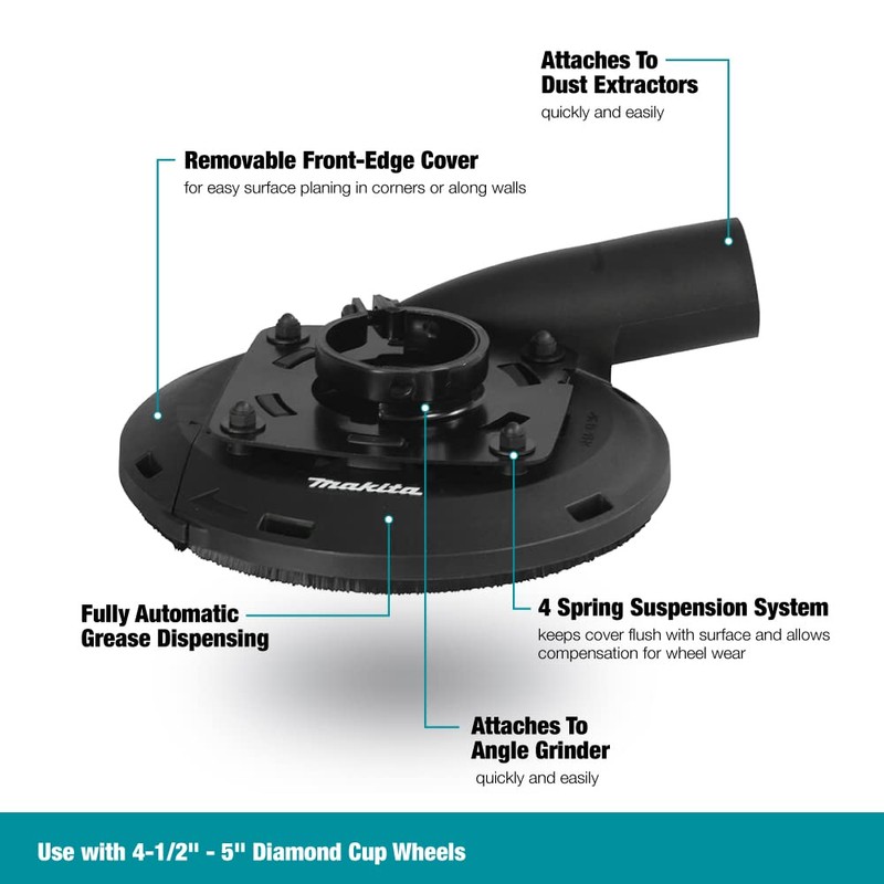 Makita A-51029 Dust Collection Cover for Cup Diamond Disc Grinders,