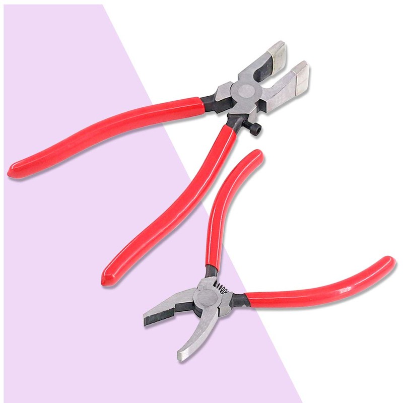 Swpeet 2-in-1 Heavy Duty Breaker Pliers Kit with Rubber Tips,