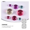 Moldes Epoxídicos De Cristal Diy, 2 Unidades, Minimoldes Par Blanco