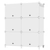 AWTATOS Shoe Rack, 6 Tier Shoe Storage Cabinet with Door,