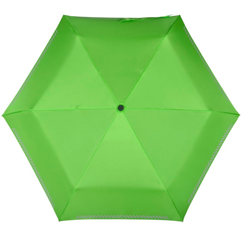 iX-Brella Mini Children's Umbrella, Safety Reflex, Extra Light, neon green
