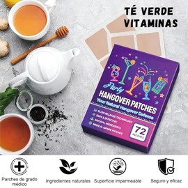 Paquete de 72 Parches de Recuperación, Parches de Prevención de Vitaminas, Parches Anticruda con Ingredientes Naturales, Amigables con la Piel e Impermeables, Restauran la Vitalidad