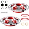 2 Pack Hummingbird Feeder Base Replacement Part Accessories Set -