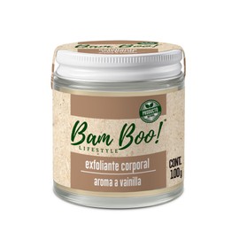 Exfoliante Corporal Base Aceite Aroma Vainilla 100 g Bam Boo Lifestyle                                                                                