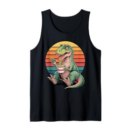T-Rex Dinosaur Instant Cup Noodles Tyrannosaurus Rex Tank Top