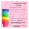 150 Capacillos De Colores 4 Premium Cupcakes Reposteria