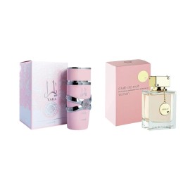 (Bundle) Armaf Club De Nuit Women 3.6oz + Lattafa Yara 3.4oz Perfume Spray EDP