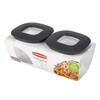Rubbermaid Premier Easy Find Lids Food Storage Containers, 0.5 Cup,