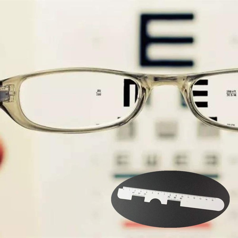 12 Pcs Optical Vernier PD Ruler Pupil Distance Measuring Ruler