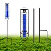 Rain Gauge for Outdoor 7 Inch Adjustable Height Rain Gauge