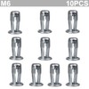 10 pcs TJUS06 Stainless Steel Blind Jack Nut – M6