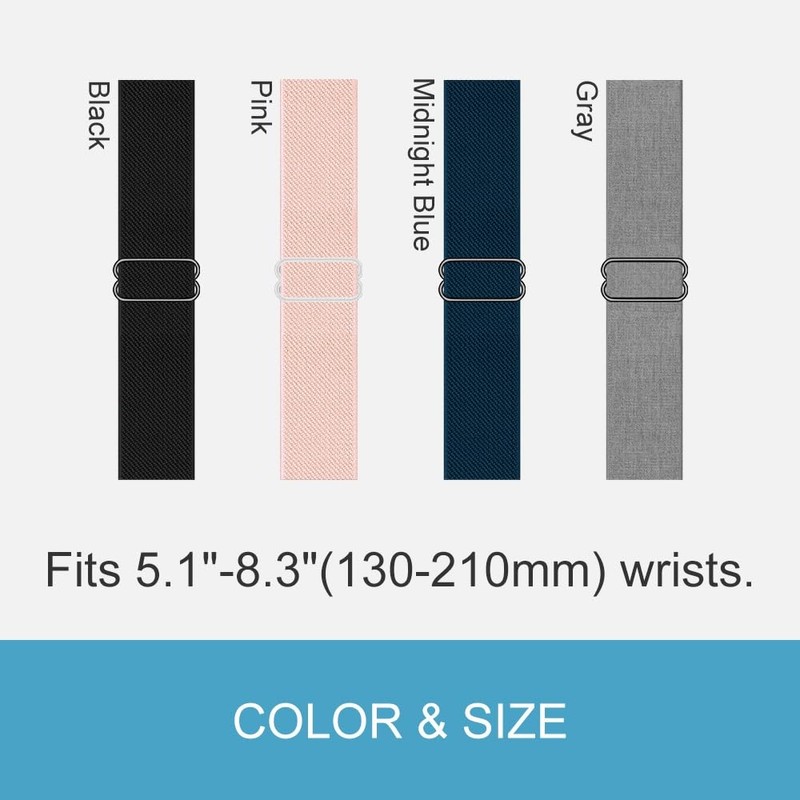 C2D JOY Stretchy Loop Nylon Strap Compatible with Garmin forerunner