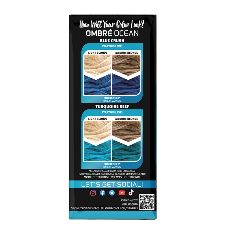 30 Wash Splat Kits (Ombre Ocean)