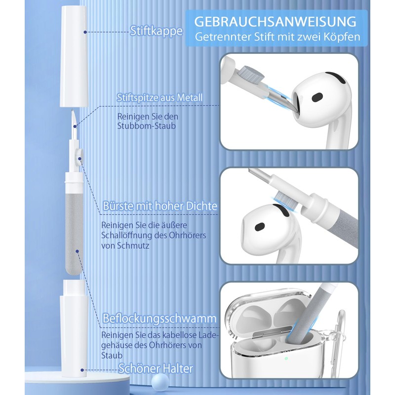 Transparent Protective Case Compatible with AirPods 4, Case for Airpods