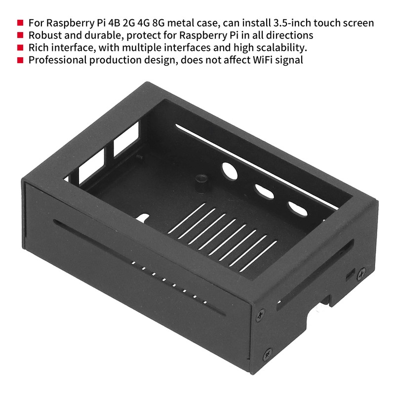 For Raspberry Pi Shell Dust Proof Iron Durable Protective Box