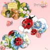 Lotvic Flower Building Blocks Set, 596 Pieces Seven Point Ladybird