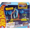 Hot Wheels Action Pista de Juguete Circuito Doble Loop Neón