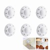 HomeNite 6 Pack Moth Ball Case with Adhesive Wall Sticker,