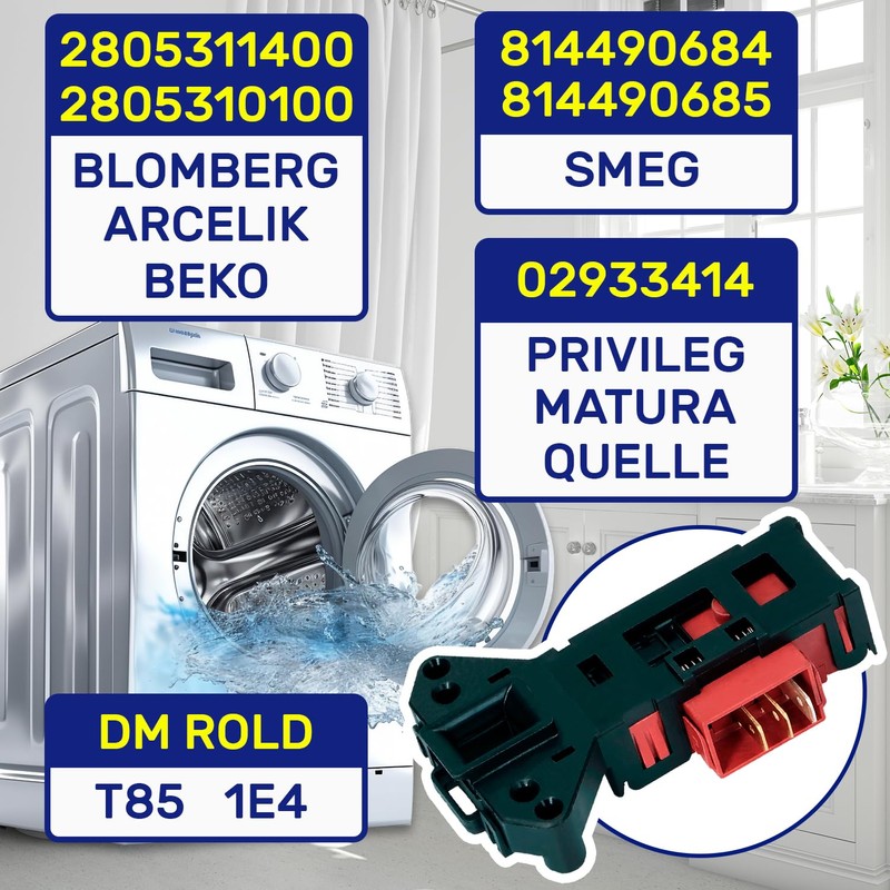 Washing Machine Door Lock with Original Code 2805310100 2805310400 for