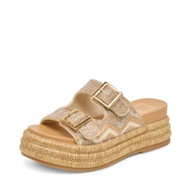 Dolce Vita Women's Wixie Platform Sandal, Gold Multi, 11