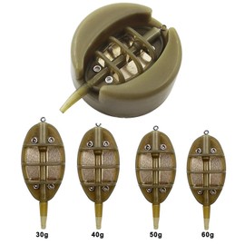 Inline Method Carp Fishing Feeders Set with 1 Quick Release Coarse for Fishing Bait Holder Tool