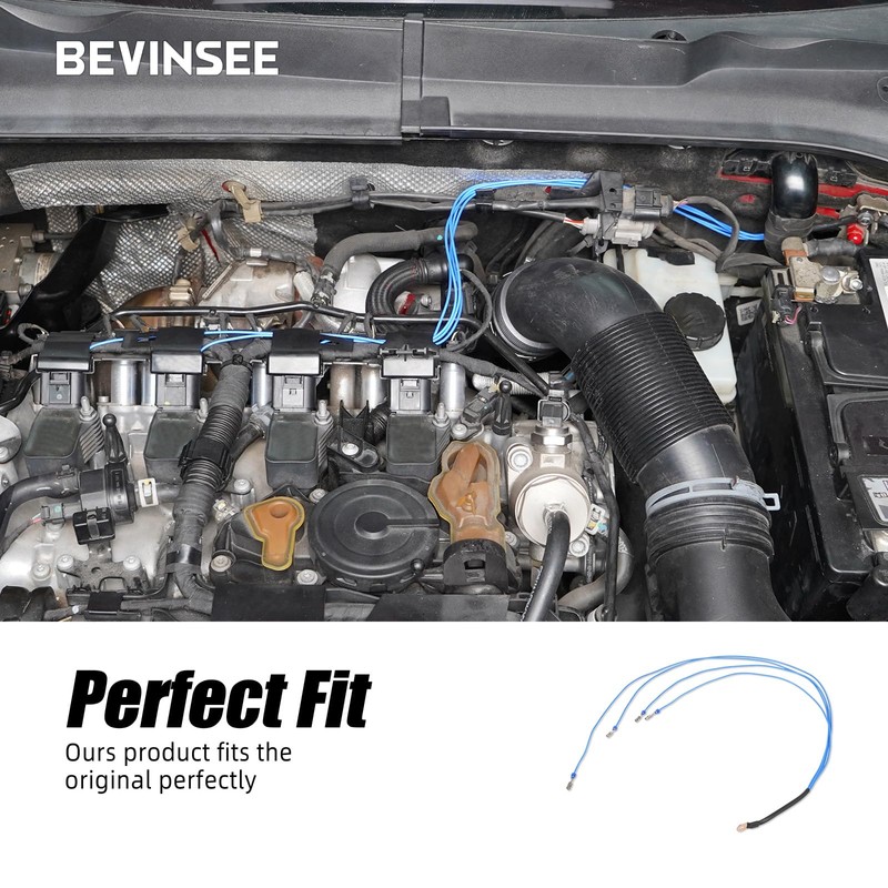Bevinsee "8K0" Upgrade Coil Grounding Wire Compatible with VW for