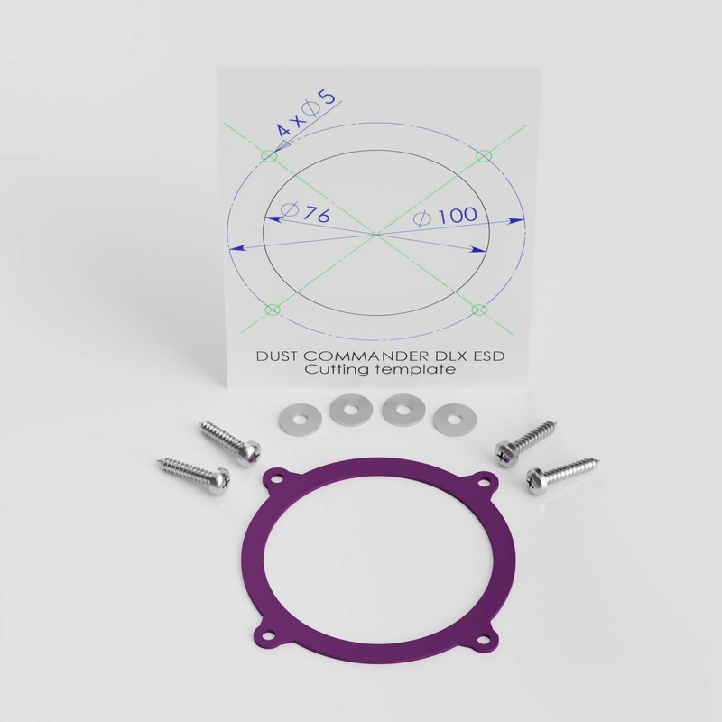 DUST Commander DLX ESD MKII – Professional Cyclone Dust Extractor/Filter/Separator