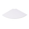 2pcs Wall Mount Floating Corner Shelves Quarter Round Hanging Corner