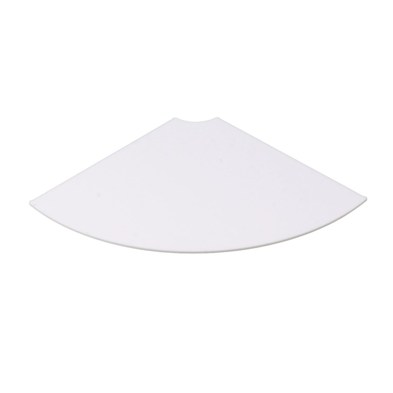 2pcs Wall Mount Floating Corner Shelves Quarter Round Hanging Corner