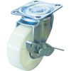 TRUSCO Resin Ideal Car Route Van For Caster φ 75 Nylon Car Free Stopper with tyj75ns