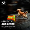 BUDDY GLOW Reflective Dog Vest – Fluorescent Orange | High-Visibility,