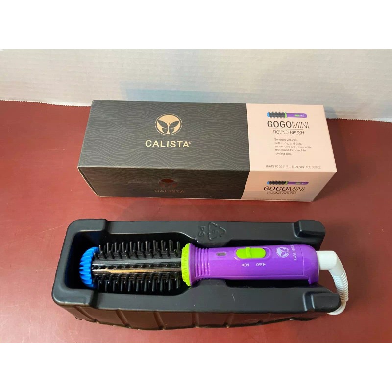 CALISTA GoGo Mini Heated Round Brush | Curl, Touch-Up, De-FrizzMini