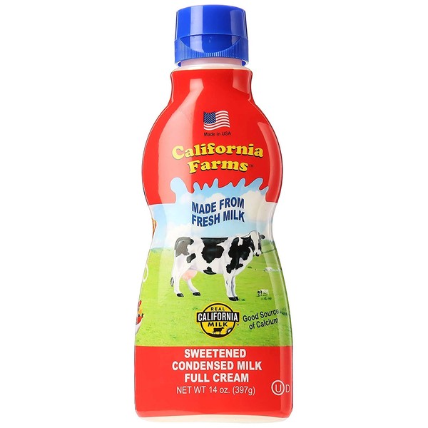California Farms Sweetened Condensed Milk Full Cream, 14 Oz, Single