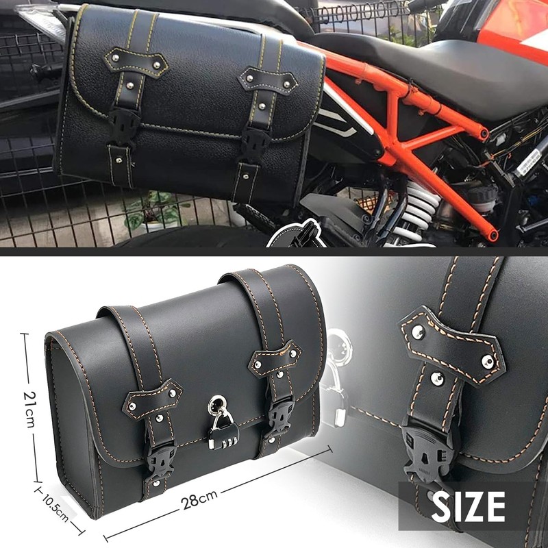 PIENSE Motorcycle Bag Side Bag Touring Bag Tool Accessory Bag