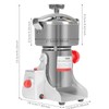 Grain Mill, Electric Dry Cereals Grinder w/Sieve, Stainless Steel Grain