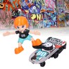 Children Electric Cartoon Scooter Toy Music Light 360° Rotation Stunt