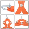 Timunr 2 Serrated Claw Hook,Log Lifting Tongs, Heavy Duty Grapple