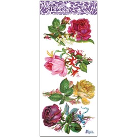 Violette Stickers Quartet of Roses