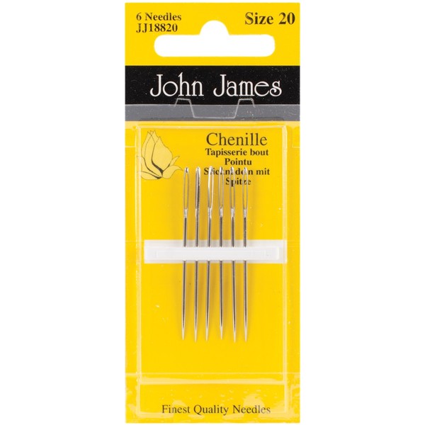 Chenille Hand Needles-Size 20 6/Pkg