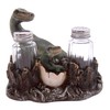 Dinosaur and Egg Salt and Pepper Set Holder, Unique Kitchen