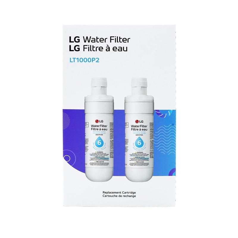 LG LT1000P2 6-Month / 200 Gallon Refrigerator Replacement Water Filter,