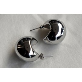 Sael Jewelry Elena Hoops | 18K Gold Plated | Womens Earrings | Modern Hoop Earrings | Gold Dangly Earrings | Bold Earrings | Statement Earrings | Earrings for Women | Earrings for Men | Unisex