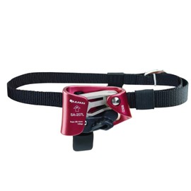 S.E.PEAK Foot Ascender Upgraded Foot Riser 140kgs Strong Rappelling Gear Equipment for Rock Climbing Tree Arborist, Climbing Rescue Caving, Mountaineering, 8~13MM Rope, Left Foot, 4kN, Red