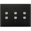 Classic Accents Painted Stamped Steel Switch Plates - (3 Gang