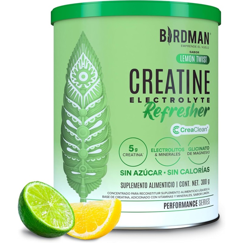 BIRDMAN Creatine Refresher | Creatina Monohidratada con Electrolitos y Magnesio