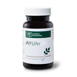 Classic Ayurveda - AYUfer Capsules - 30 g, approx. 60 Capsules - Ayurvedic Purified Iron with Amalaki - Rich in Vitamin C