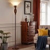 70" Torchiere Floor Lamp with NightLight - Victorian Style Standing