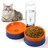 Cat Food Bowl, Cat Bowls Whisker Friendly with Water Dispenser