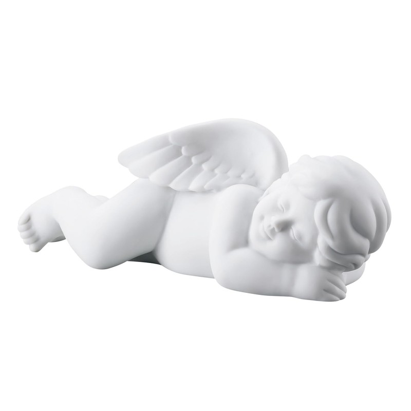 Angel Large White Matt Angel Sleeping